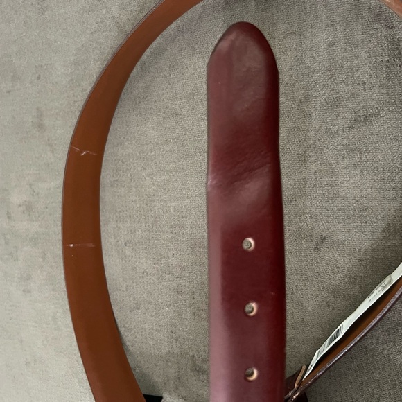 NEW BOSCA Italian leather brown belt size:38 - Picture 4 of 7